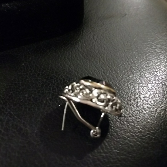 Pendant and earring set- black & bold - Picture 4 of 4